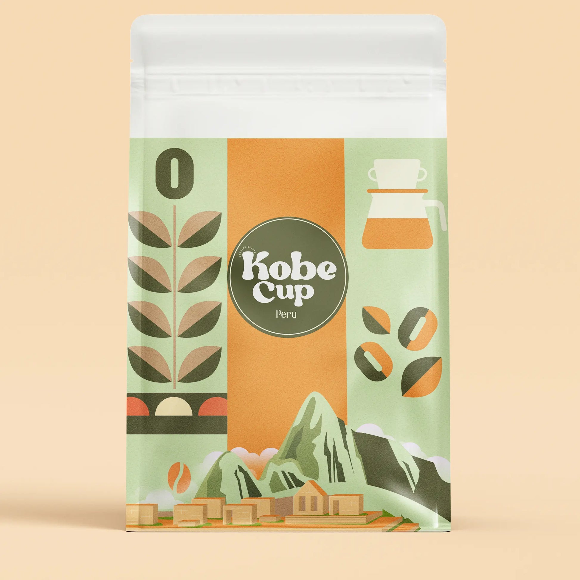 Peruvian Chanchamayo single-origin specialty coffee pack – KobeCup Egypt